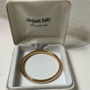 Elegant Baby Gold Bangle 18k gold plated